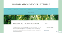Desktop Screenshot of mothergrove.org